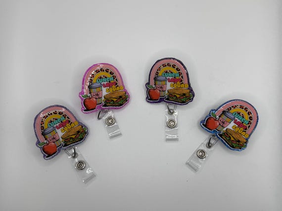 Lunch Lady Badge Reel