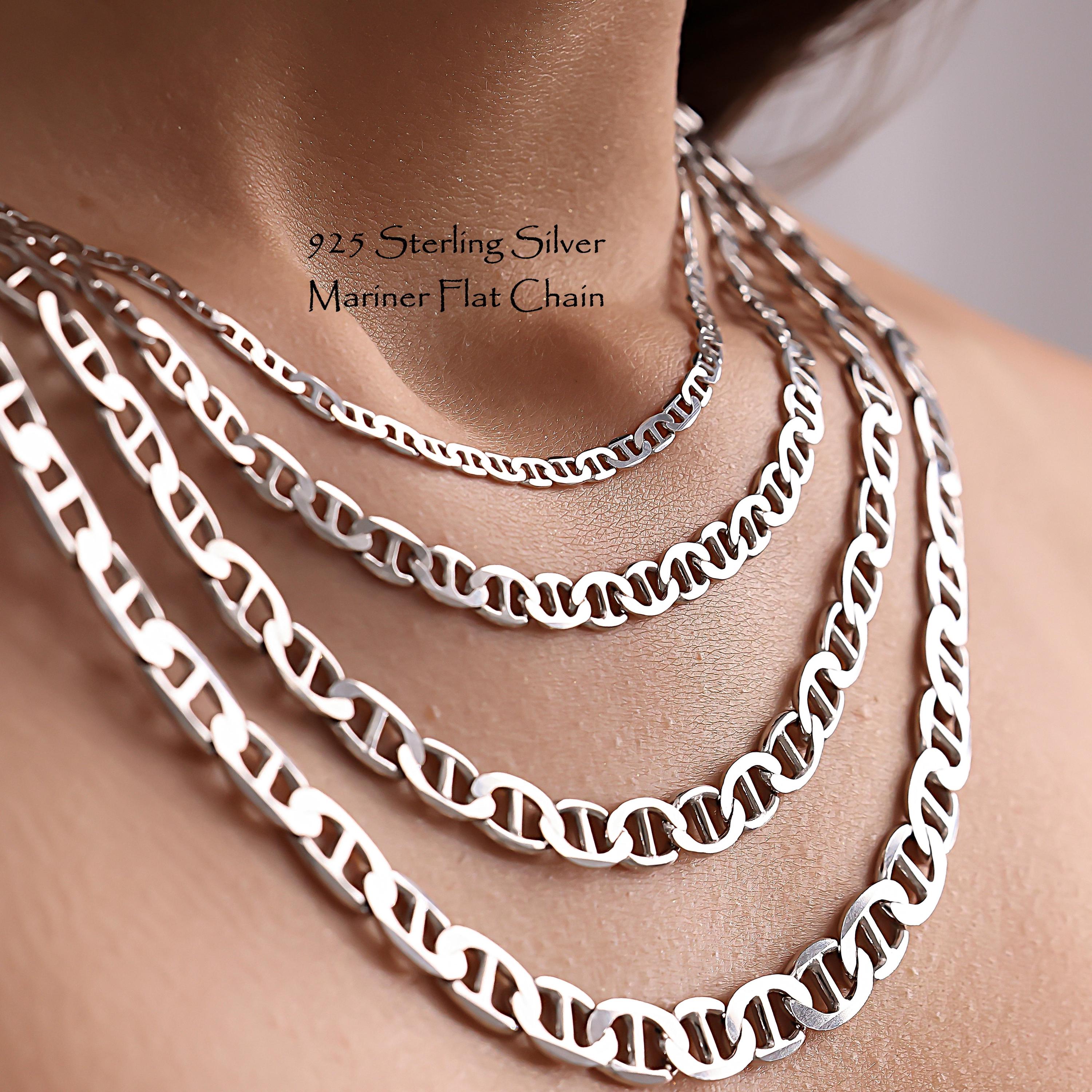 Bracciale Catena Maglia Cerchi Alternati Spazzolati E Lucidi In ARGENTO 925 Galvanica Oro - Foto 10