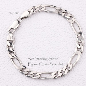 925スターリングシルバーのビザンチンチェーンブレスレット