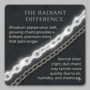 925 Sterling Silver Rambo Chain Necklace Women, Double Curb Link Long Choker Charm Chain Men, Birthday Gift Jewelry Her Him Dad Mum Wife Kid image 17