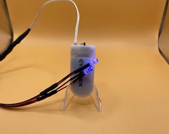 LED-ljussats för kostymer, cosplayögon, hobbymodeller, rekvisita - 14 tum