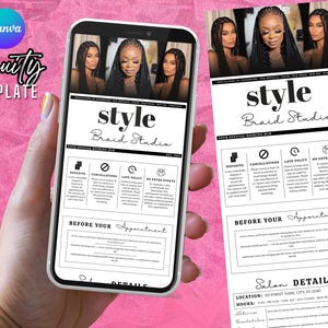Acuity Scheduling Template Braid Website | Hair Braider Acuity Website, Braid Booking Acuity, Braid Scheduling Website, Hair Lash Nail Braid