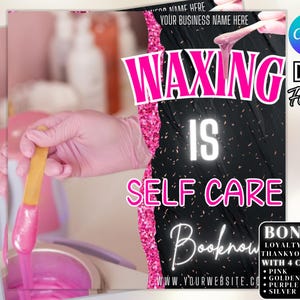 Waxing Salon Flyer: DIY Spa Booking Template (Canva)