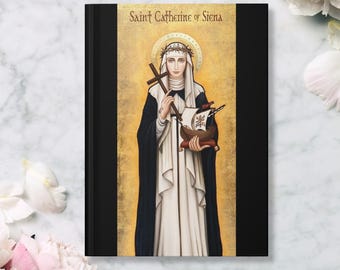 St Hildegard of Bingen - Catholic Sacred Art Journal Lined Notebook ...