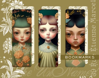 The UnNamed Double Sided Bookmark Set 2 from The Peppermint Forest