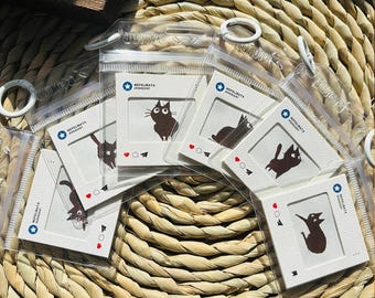 DIY Cat Keychain Printmaking Kit: Lino Cut Craft, 9 Designs