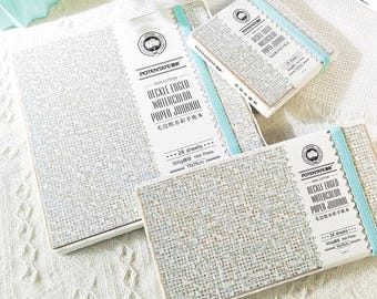 Handmade Cotton Watercolor Journal: Deckle Edge Sketchbook