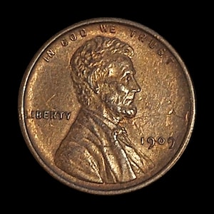 1909 VDB Lincoln Cent  - First Year of Issue