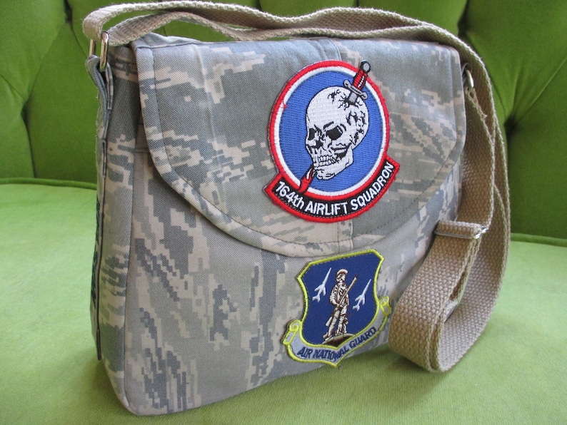 Examples of Custom Repurposed Military Uniform Bags Etsy