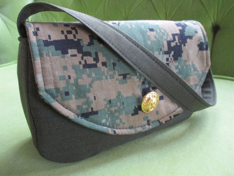 Examples of Custom Repurposed Military Uniform Bags Etsy