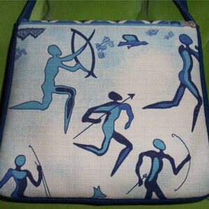 Fabric Purse, Handbag or Bag with Dancers image 3