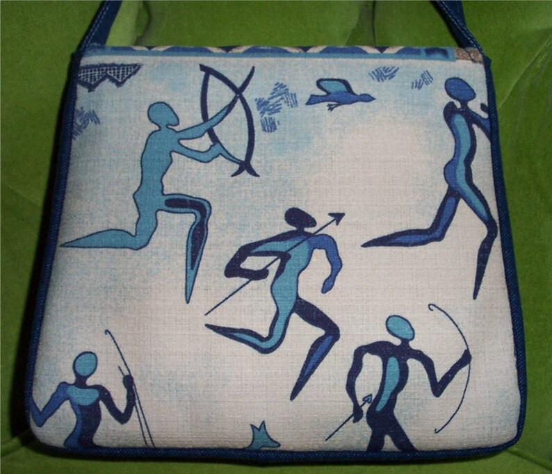 Fabric Purse, Handbag or Bag with Dancers image 3