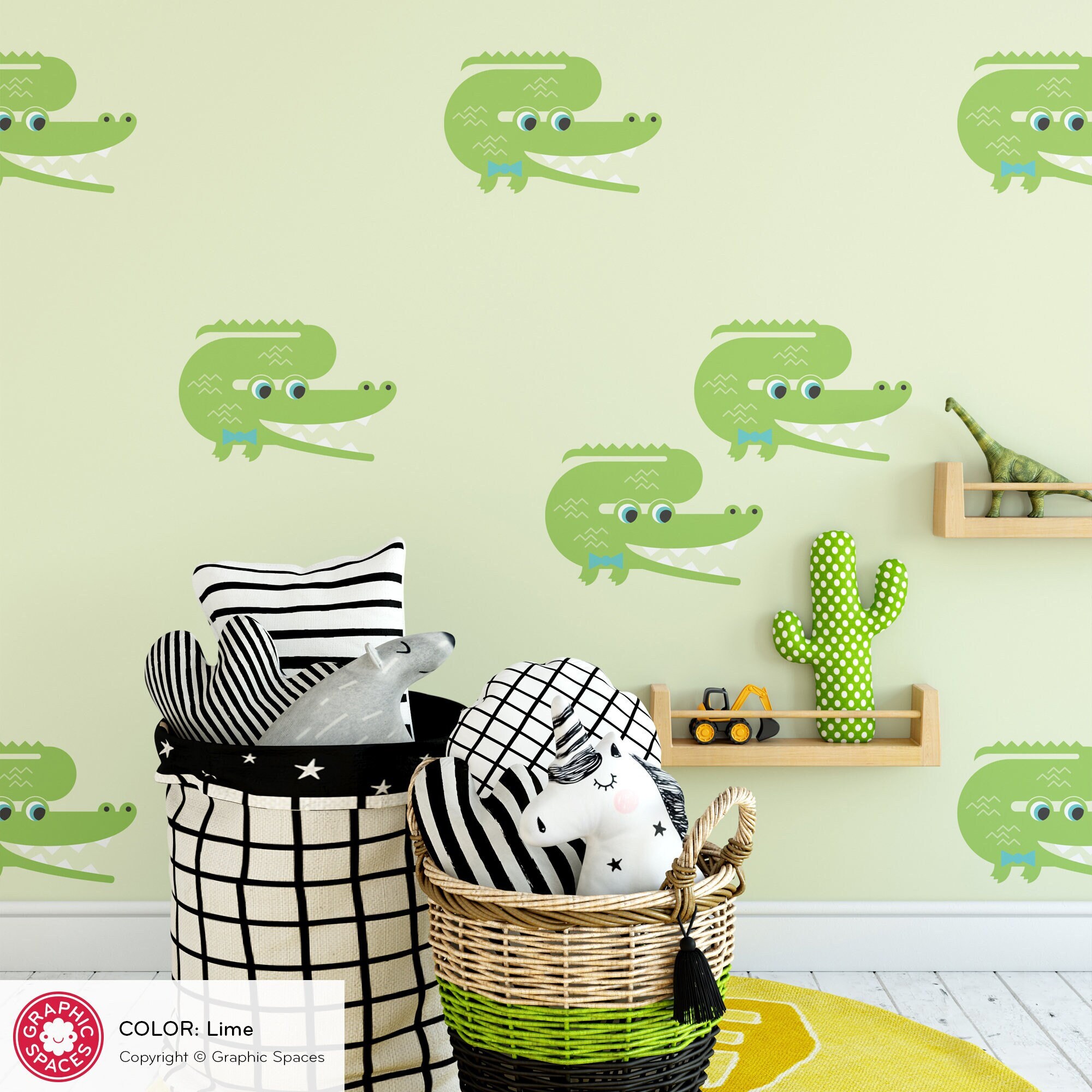 Alligator Crib Sheet Etsy