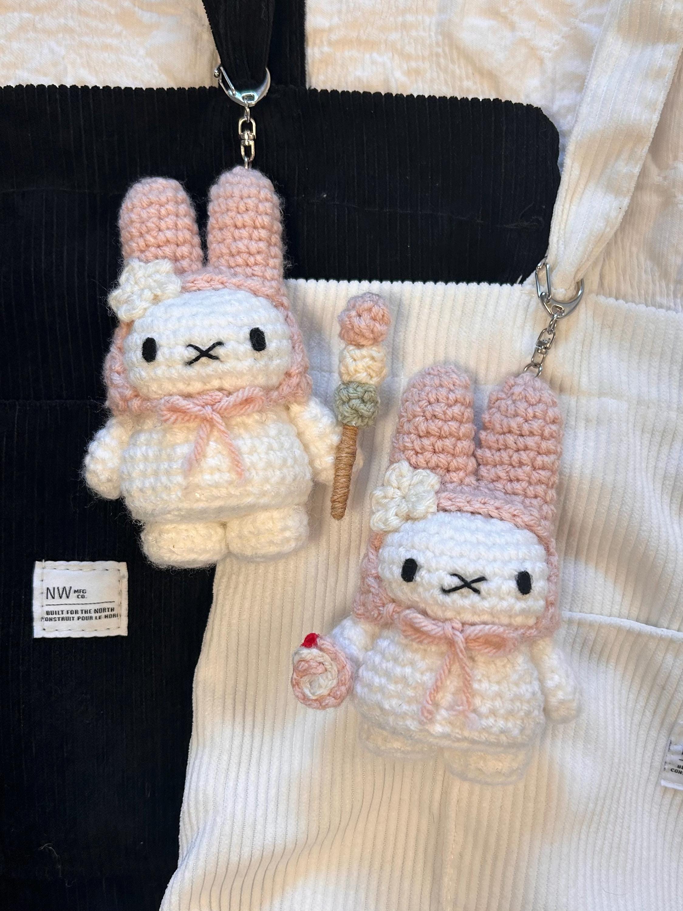 Crochet Sweet Treat Miffy Keychain - Etsy