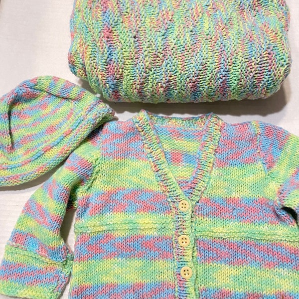 Blue Baby Sweater Etsy