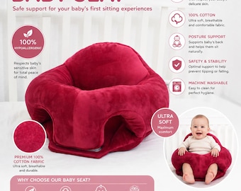 Siège bébé, 4 mois et +, canapé d'apprentissage assis à 360 degrés