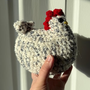 Chicken Plushie | Crochet Chicken Amigurumi | Chicken Plushie Gift