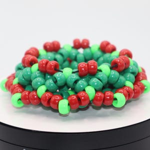 Rose Theme Mandala Kandi Cuff Bracelet