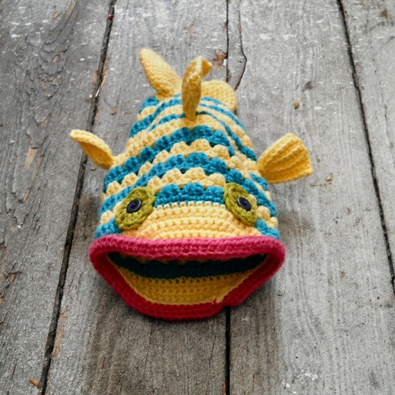 Crochet Fish Hat Pattern and Tutorial -  Canada