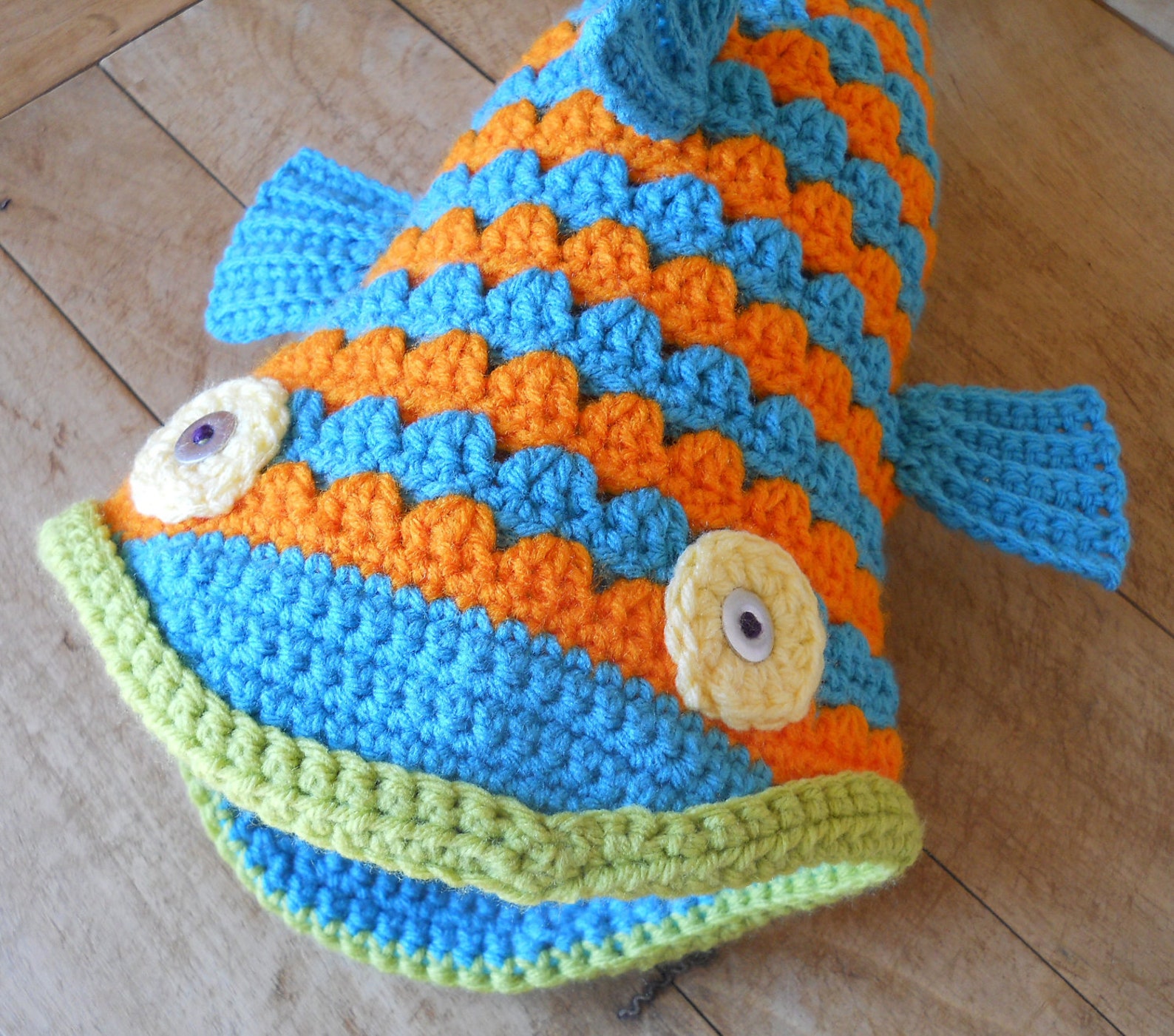 Crochet Fish Hat Pattern and Tutorial Etsy