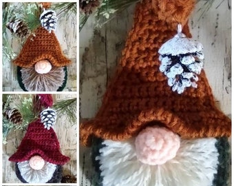 Woodland Gnome Gift Card Ornament.  **Ready to Ship**