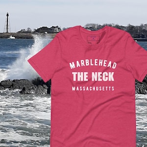 Marblehead, MA, The Neck, T-Shirt, Gift, Preppy Tee