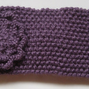 Purple Flower Headband
