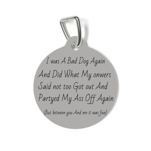 Personalized Dog ID Tag: Fun & Stylish Pet Tag