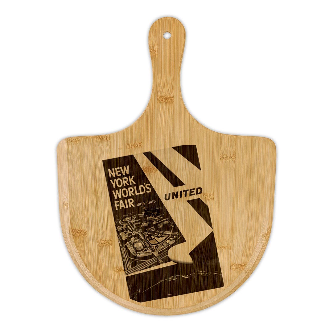 Vintage Airline Ad Engraved Personalized Bamboo Pizza Board - Etsy
