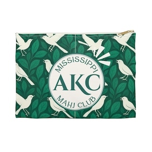 Personalized Mahjong Card Clutch : Y'all Can Meet Me At Mahj Club! - NMJL Card & Dice Holder, Mahjong Zipper Pouch