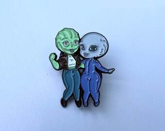 Chibi Aliens • Hard Enamel Pin