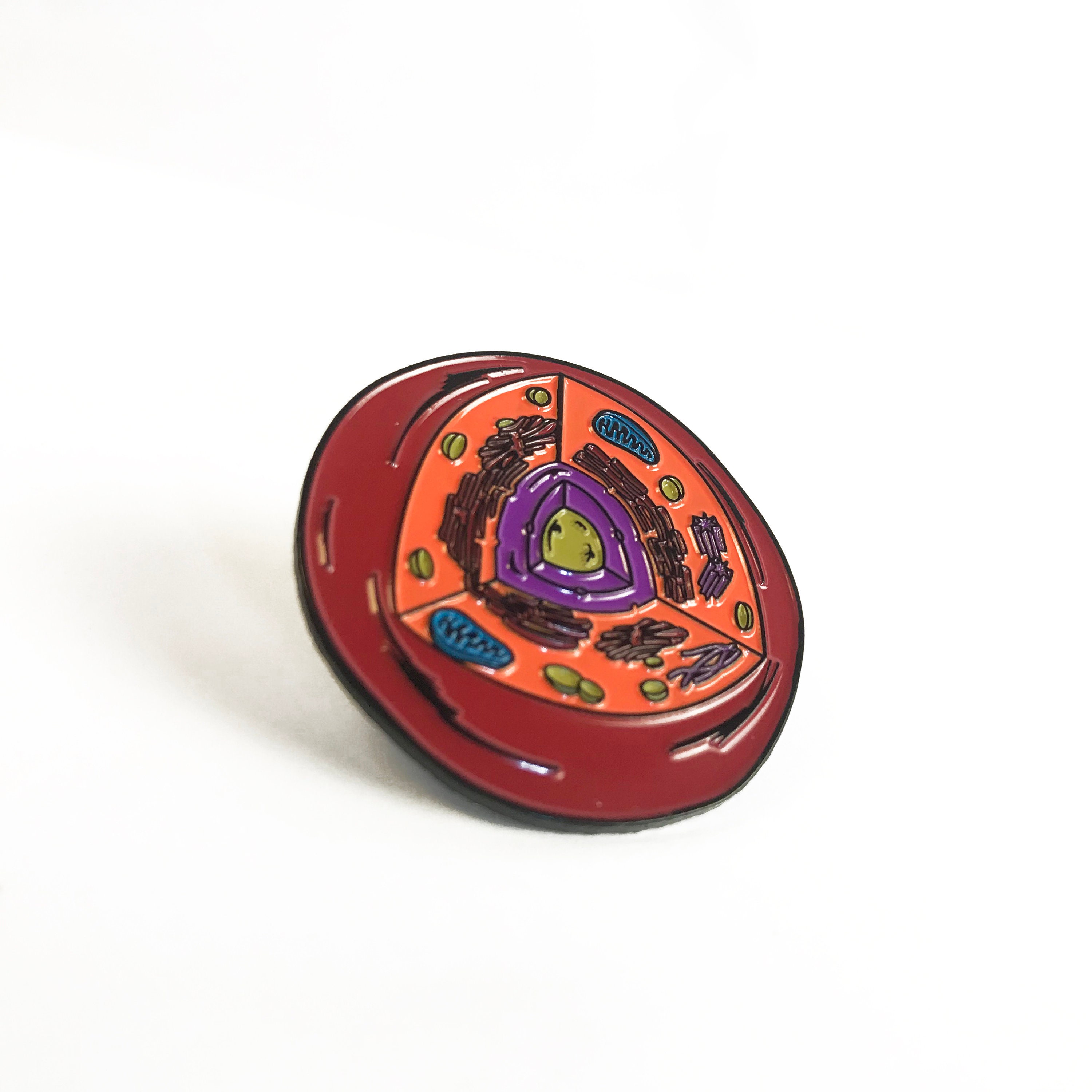 Animal Cell Pin - Soft Enamel Collector Art Science Pin - Etsy