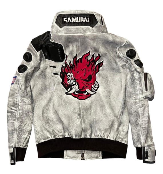 Cyberpunk High Collar Jacket Buy Mens Cyberpunk 2077 Jackie