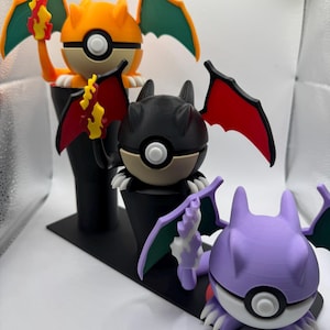 Charizard Shiny Line Pokéball Props - 3D Printed with High Quality Settings