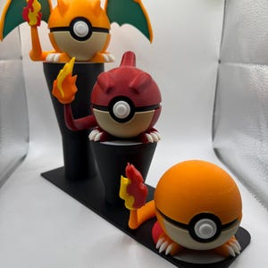 Charmander Evolution Line Pokéball Props - 3D Printed with High Quality Settings