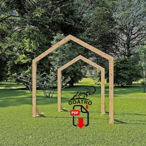 DIY Wedding Arch Woodworking Plans: Rustic Boho Decor (PDF)