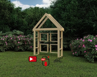 Planos de arco de boda DIY: Decoración rústica de carpintería (Descargar PDF)