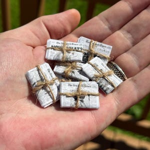 Dollhouse Miniature Newspaper, scale 1:12