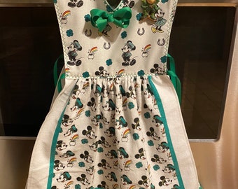 Minnie & Mouse St. Patrick’s Day Kitchen Towel