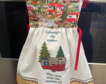 キャンプ用キッチンタオルドレス