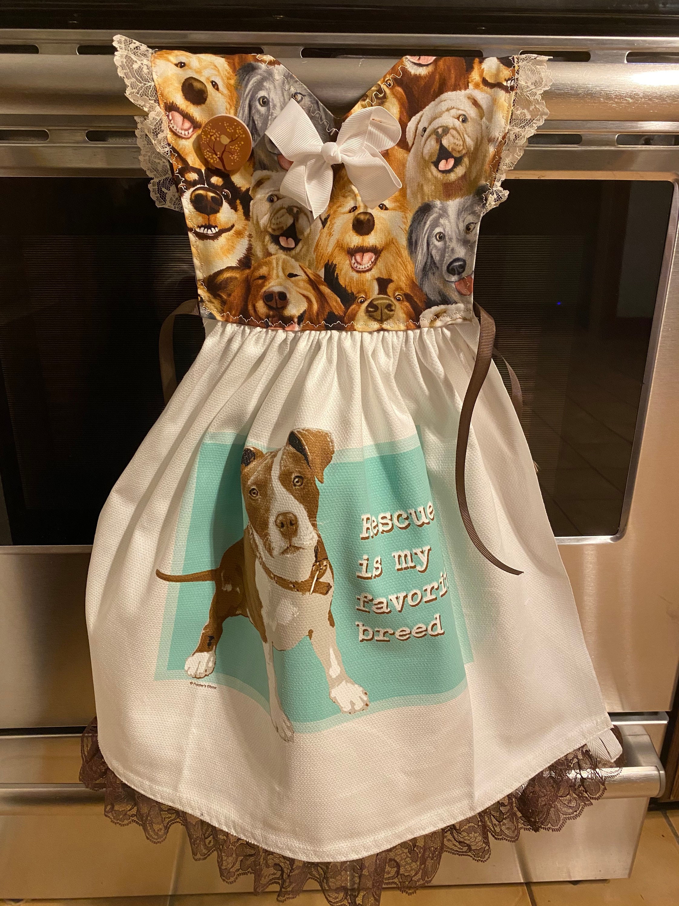 Toalla de cocina de rescate de perros | Etsy
