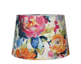 Large Peony Floral Lamp Shade