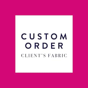 Custom Order for Catherine, Lampshades with Customer Fabric, Table Lamp Shade