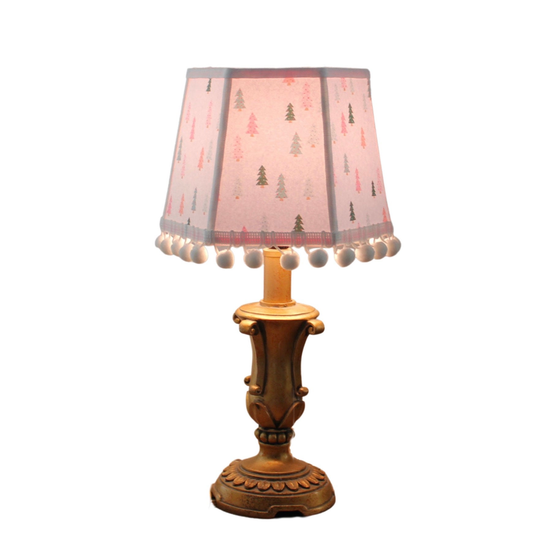 Whimsey Christmas Tree Paper Lamp Shade Etsy