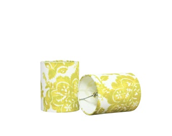 Chintz Yellow Floral Sconce Shade - Priced Individually