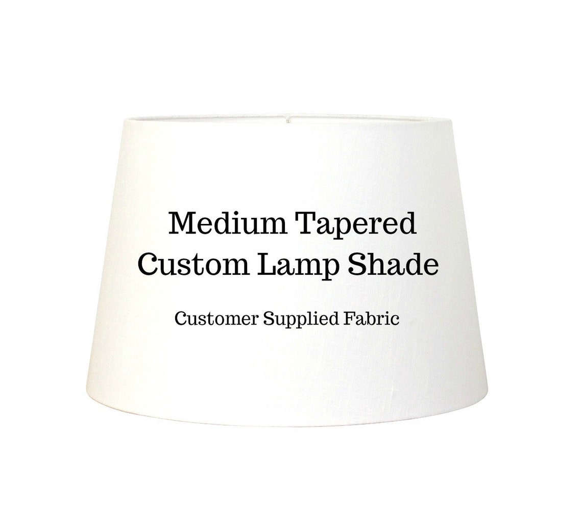 Small Tapered Custom Lamp Shade Etsy
