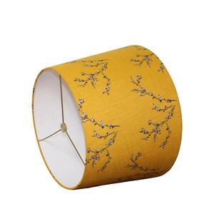 Mustard Yellow Japanese Blossom Lamp Shade image 3