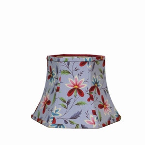 Floral Lamp Shade, French Fabric Lamp Shades, Boho Flower Design