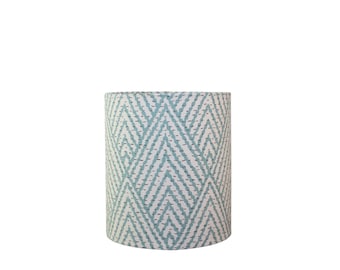 Tribal Aqua Blue Drum Lampshade