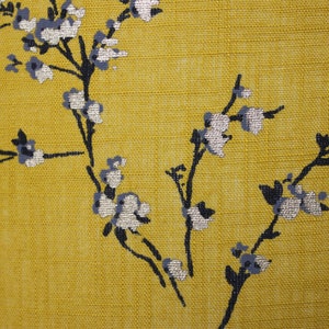 Mustard Yellow Japanese Blossom Lamp Shade image 4